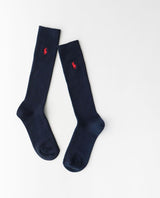 Polo Ralph Lauren 03217507 Women's Socks Polo Ralph Lauren 12.6 inches (32 cm) Length One Point School Socks