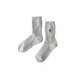 Polo Ralph Lauren 04863400 Unisex Kids One-Point Rib Socks, Unisex