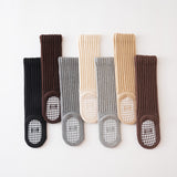 ベビースマイル_冬 ベビー ふわあつ タオル編み ロングソックス