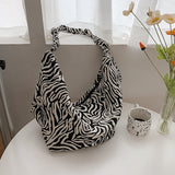 レオカンバ_レオパード柄 大容量 キャンバストートバッグ レディース