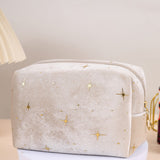 ジップポーチ_コスメ用 ジッパー付き トラベルポーチ 収納バッグ