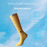 パワーステップ 加圧ロングソックス｜JK風デザインのコンプレッションスポーツソックス