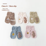 [ セット商品と単品商品] ベビースマイル_ベビー フロアソックス 滑り止め付き カートゥーンデザイン 幼児用