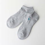 Polo Ralph Lauren 93246912 Women's Socks (3 Pair Set), Footed Pile, One-Point Sneakers Socks, Unisex Adult