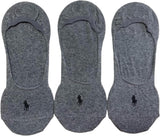 [Polo Ralph Lauren] Men's Short Socks, Set of 3, Logo, Footcover, Casual, Men's Socks, Non-slip Heel 8316PK CHARCOAL_HEATHER (011) Free (Approx. 9.8-11.4 inches (25.0-29.0 cm) [Parallel Import