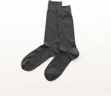 Calvin Klein 92572200 3 Pair Set, Antibacterial and Odor Resistant, Thick Rib, One Point Embroidery, Crew Length, Business Socks, Men's Socks, Men's, Black
