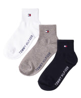 トミーヒルフィガー キッズ靴下3足セット｜子供用ショート丈スニーカーソックス