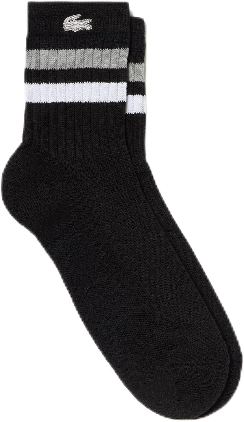 Lacoste Men's Socks, Official Linedore Rib Short Socks