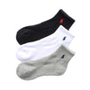 Polo Ralph Lauren 93246604/92009604/92009604 Socks, Set of 3, Men's, Women's, Foot Pile, Arch Support, Multicolored