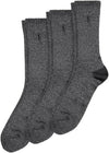 [Polo Ralph Lauren] Men's Crew Business Socks, Super Soft, 3 Pair Set, Casual, 8491PK BLACK(001) Free (Approx. 9.8 - 11.4 inches (25.0 - 29.0 cm) [Parallel import goods], Black (001), Free size