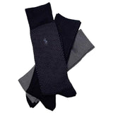 POLO RALPH LAUREN(ポロ ラルフローレン)ビジネス ソックス 3足セット スーパーソフト (抗菌)靴下 8612PK [並行輸入品]