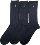 [POLO RALPH LAUREN] [ポロラルフローレン] メンズ ビジネス ソックス 3足セット 男性用靴下 8437 [並行輸入品]