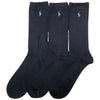 [POLO RALPH LAUREN] [ポロラルフローレン] メンズ ビジネス ソックス 3足セット 男性用靴下 8437 [並行輸入品]