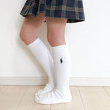 Polo Ralph Lauren 04873500 Unisex Kids One-Point Rib High Socks, Unisex