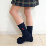 Polo Ralph Lauren 04863400 Unisex Kids One-Point Rib Socks, Unisex