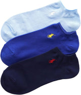 Polo Ralph Lauren 92022800 Socks (3 Pair Set) Polo Ralph Lauren, Smooth and Comfortable Pique Knit Sneaker-Length Socks, 3 Pair Set, Men's, Women's, Unisex