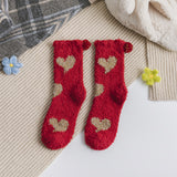 [ セット商品 ] リラックスウォーム_コーラルフリースソックス あったか 冬用 ルームソックス（3足）