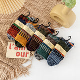 [ セット商品 ] デイリーウォーム_冬 男女兼用 厚手ウール あったかソックス（5足）