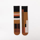 カラームード レディースパイルソックス｜ABアシンメトリーデザイン