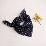 コットンスマイリー_コットン素材 キッズ三角ネックスカーフ 男女兼用 よだれかけにも