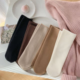 [ セット商品と単品商品] レディース 裏起毛 パッド入り あったか スノーソックス チューブタイプ 冬用（10足/5足/1足）