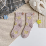 [ セット商品 ] リラックスウォーム_コーラルフリースソックス あったか 冬用 ルームソックス（3足）