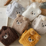 リラックスウォーム_レディース 裏起毛 プラッシュソックス 厚手 あったか 冬用