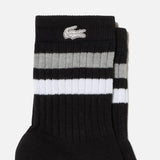 Lacoste Men's Socks, Official Linedore Rib Short Socks