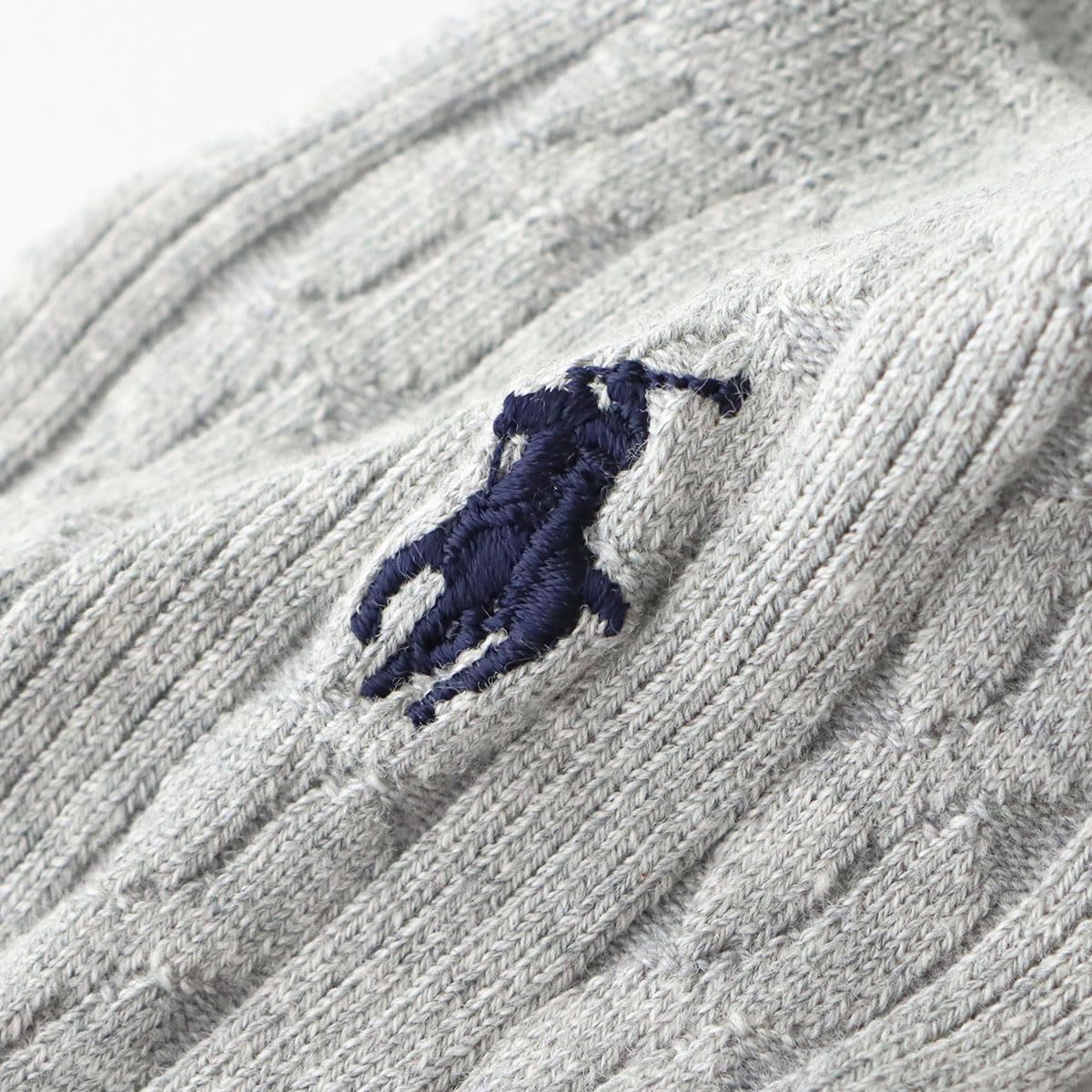 Polo Ralph Lauren 03207868 Women's Socks, One Point, Cable, Sneaker Socks,