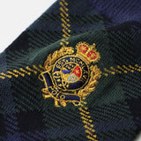 [POLO RALPH LAUREN] Men's Emblem Tartan Plaid Crew Length Socks 92012010 26-28 cm 68. Navy