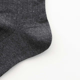 Calvin Klein 92572200 3 Pair Set, Antibacterial and Odor Resistant, Thick Rib, One Point Embroidery, Crew Length, Business Socks, Men's Socks, Men's, Black