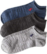 [POLO RALPH LAUREN] [Set of 3] Men's One Point Sneaker Socks 92009226 9.8 - 10.6 inches (25 - 27 cm), 01. Multi