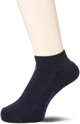 [ラコステ] パイルクッションソックス [公式] 足底パイル ロゴ スニーカー丈ソックス メンズ