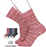 Calvin Klein 02542269 Random Border Middle Length Casual Socks Men's Socks Men Gift 02542269 15. Scarlet 25-27cm, 15. Scarlet, 25.0-27.0 cm