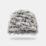 モコフード_冬 ふわもこ耳あて付き フード型防寒ボンネット帽子