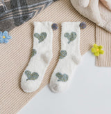 [ セット商品 ] リラックスウォーム_コーラルフリースソックス あったか 冬用 ルームソックス（3足）