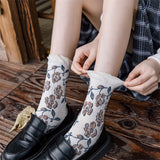 レディース カラーブロックソックス | おしゃれ快適カジュアル（5足/1足）