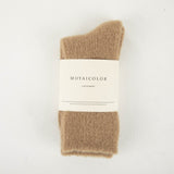 デイリーウォーム_冬 無地 両面ベルベット あったかチューブソックス