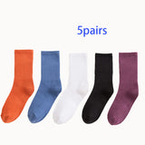 [ セット商品と単品商品] パイルウォーム_冬あったか 無地パイルソックス（5足/1足）