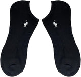 Polo Ralph Lauren Socks, 3 Pair Set, Short Length, Men's, Women's, Unisex, Present, Gift, Black x White x Gray A, 25.0-27.0 cm