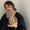 ノエリ_韓国風 レディース 冬用マフラー クリスマスにもおすすめ