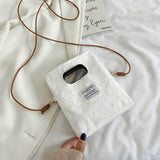 クラフティ_ミニサイズ オールマッチ クラフト紙 スマホショルダーバッグ