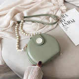 パールミュゼ_パール付き ミニクロスボディバッグ レディース