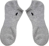 Polo Ralph Lauren Socks, 3 Pair Set, Short Length, Men's, Women's, Unisex, Present, Gift, Black x White x Gray A, 25.0-27.0 cm