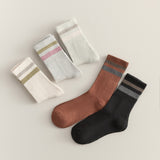 コンフォパイル_ミドル丈 無縫製 厚手パイル あったかソックス