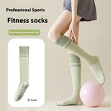 ヨガフィット5_レディース カーフソックス 滑り止め付き 着圧 チューブソックス