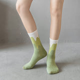 ジェラートソックス_レディース アイスクリームカラー チューブソックス