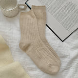 デイリーウォーム_レディース 厚手 裏起毛 あったかウールソックス
