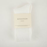 デイリーウォーム_冬 無地 両面ベルベット あったかチューブソックス