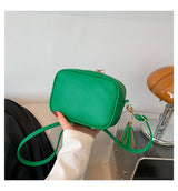 レトロミニ_レトロシンプル 2WAY ミニスクエア ショルダー／クロスボディバッグ